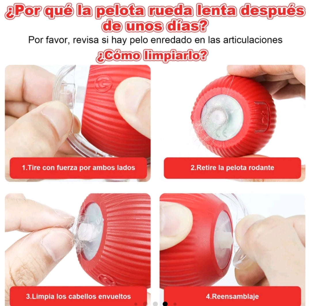 Bola interactiva para gatos